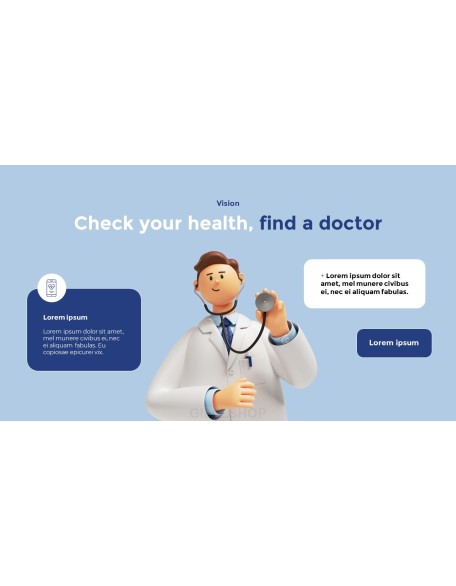 Animated Templates - Online Medical Consultation pitch deck
