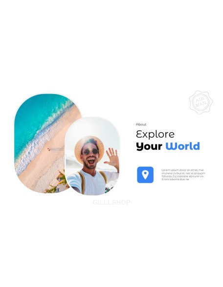 Enjoy Your Trip Pitch Deck slide members Animated Slides