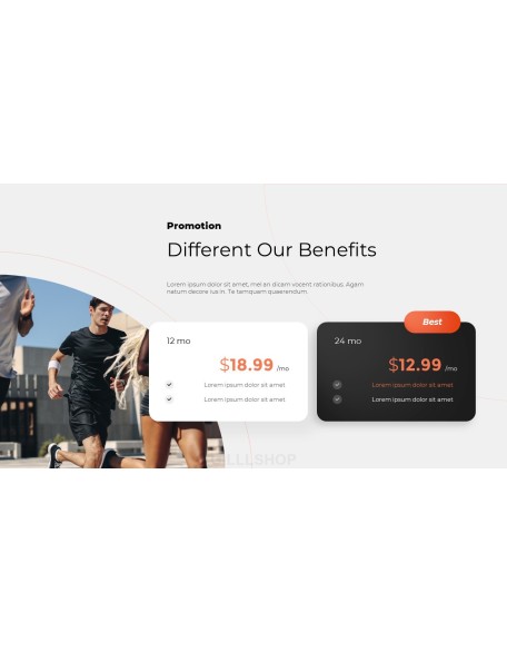 Fitness Mobile App Service Presentation Animated Slides