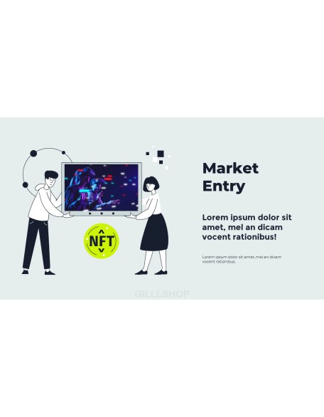 NFT Marketplace Presentation Animated Slides in PowerPoint