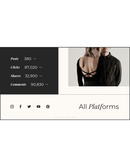 Social Media Report Theme animated PowerPoint Templates