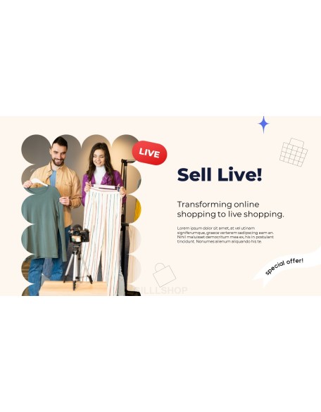 Online Shopping to Live Animation Presentation