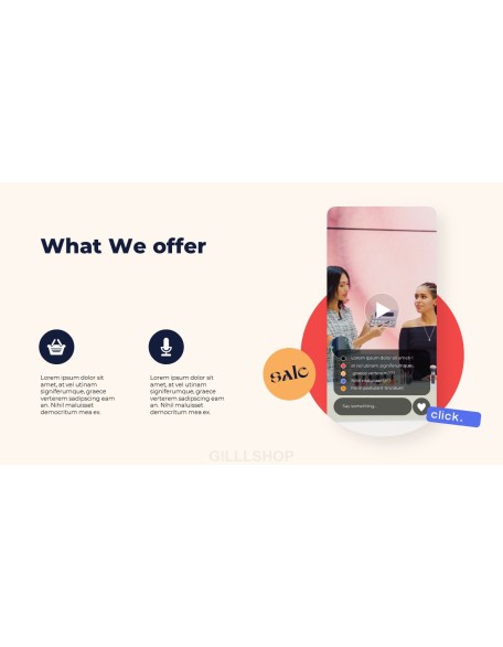 Online Shopping to Live Animation Presentation
