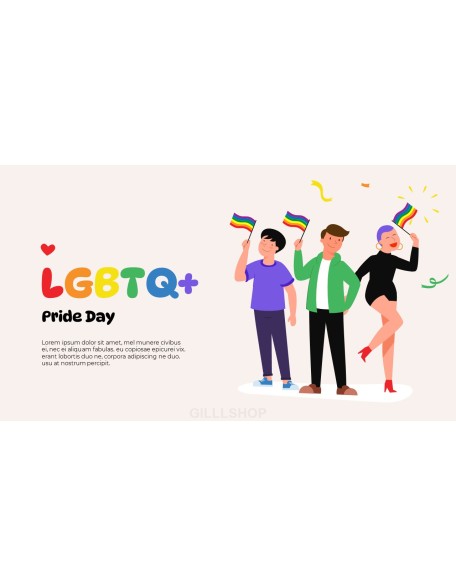LGBTQ Pride Animated Slides in PowerPoint