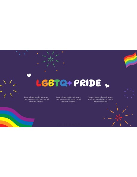 LGBTQ Pride Animated Slides in PowerPoint