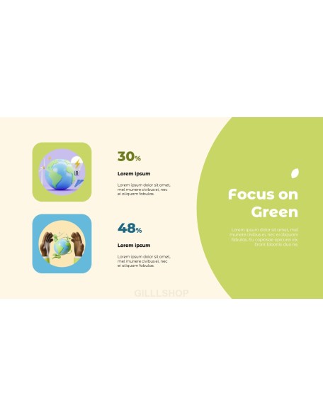 Green Day Project powerpoint animation template