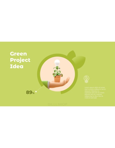 Green Day Project powerpoint animation template