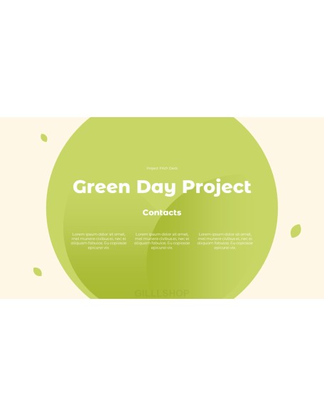 Green Day Project powerpoint animation template