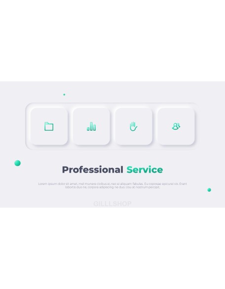 Animated Templates - Neumorph Design Pitch Deck