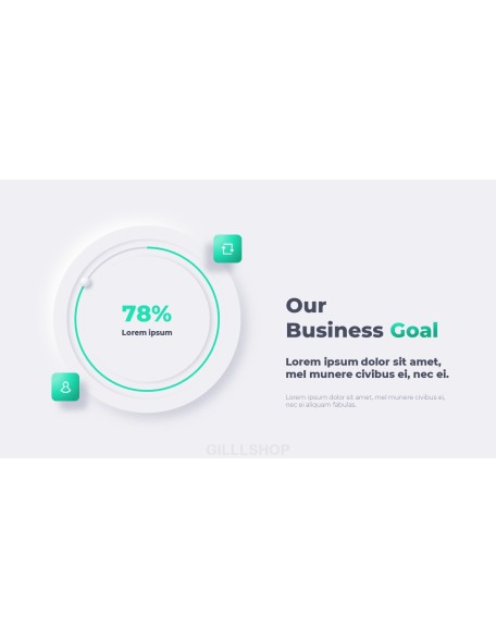 Animated Templates - Neumorph Design Pitch Deck