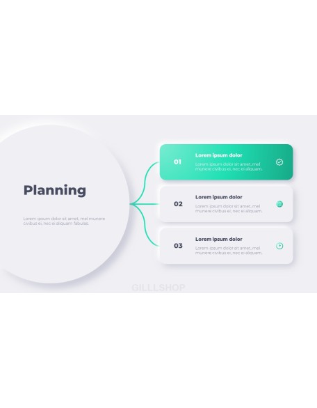 Animated Templates - Neumorph Design Pitch Deck