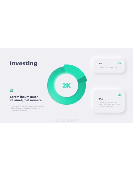 Animated Templates - Neumorph Design Pitch Deck