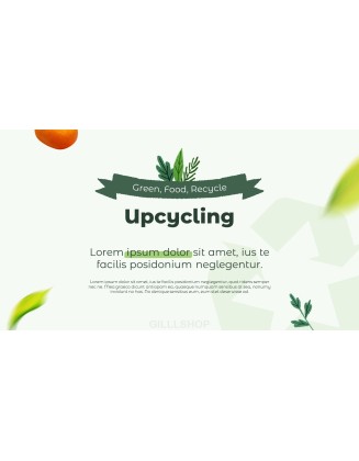 Upcycling Food Theme animated PowerPoint Templates
