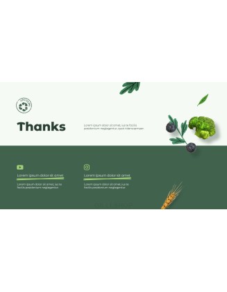 Upcycling Food Theme animated PowerPoint Templates