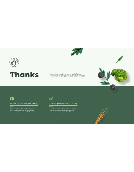 Upcycling Food Theme animated PowerPoint Templates