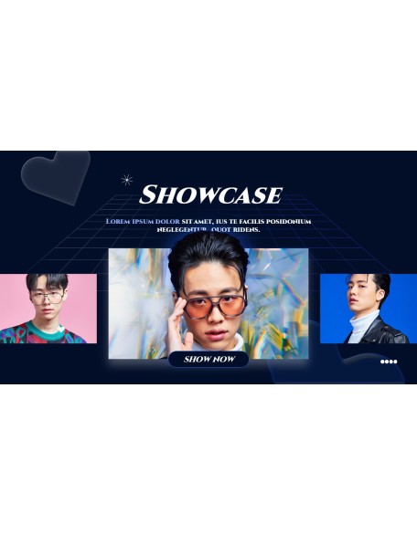 K-POP Boy Group Agency Theme animated PowerPoint Templates