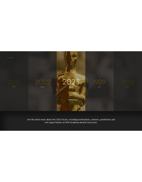 The Oscars 2023 95th Academy Awards Animation Templates