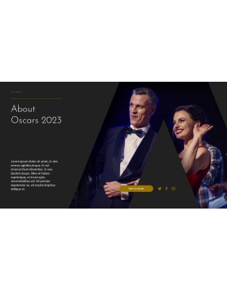 The Oscars 2023 95th Academy Awards Animation Templates