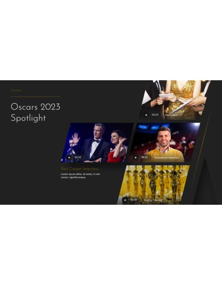 The Oscars 2023 95th Academy Awards Animation Templates