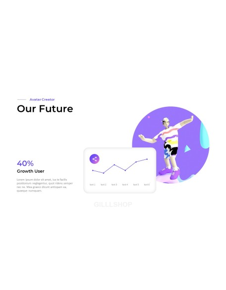 Create New Metaverse Avatar World powerpoint animation template
