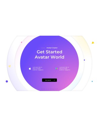 Create New Metaverse Avatar World powerpoint animation template