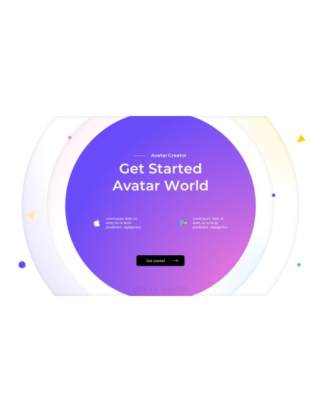 Create New Metaverse Avatar World powerpoint animation template