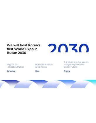 World EXPO 2030 BUSAN, KOREA Pitch Deck Animated Slides