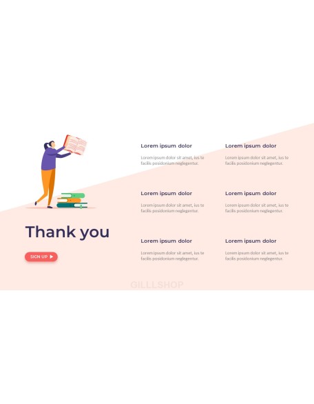Online Education Illust Pitch Deck Animated Slides in PowerPoint