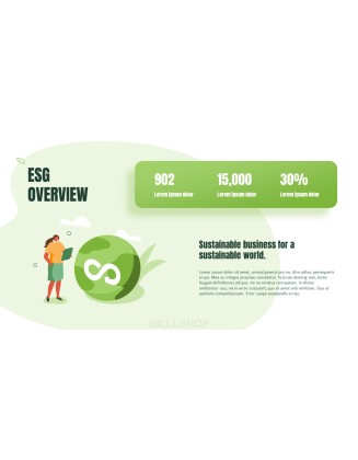 ESG Business Pitch Deck Animated Slides in PowerPoint