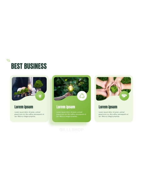 ESG Business Pitch Deck Animated Slides in PowerPoint