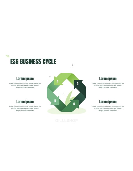 ESG Business Pitch Deck Animated Slides in PowerPoint