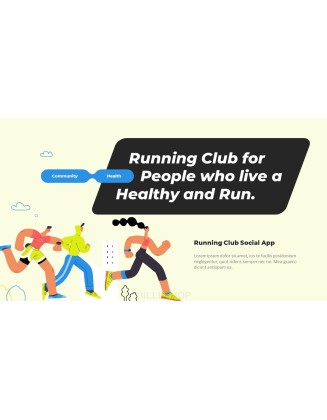 Running Club Presentation Animated Slides in PowerPoint