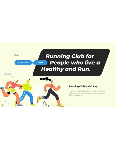 Running Club Presentation Animated Slides in PowerPoint