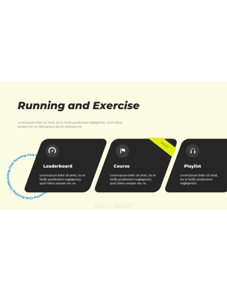 Running Club Presentation Animated Slides in PowerPoint