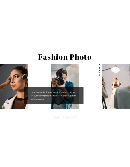 Fashion Studio Presentation PowerPoint Templates Design