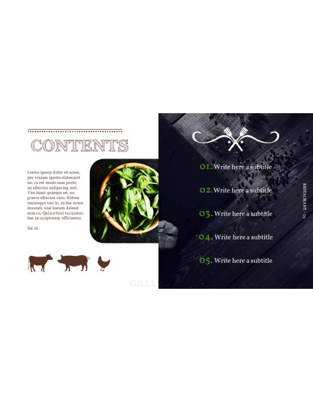 BBQ Restaurant Business plan Templates PPT