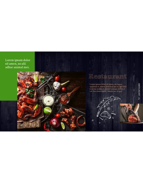 BBQ Restaurant Business plan Templates PPT