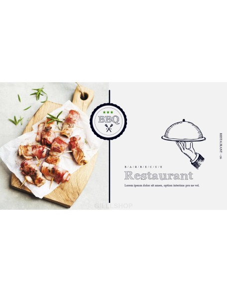 BBQ Restaurant Business plan Templates PPT