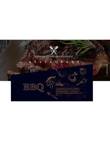 BBQ Restaurant Business plan Templates PPT