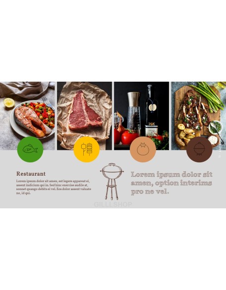 BBQ Restaurant Business plan Templates PPT