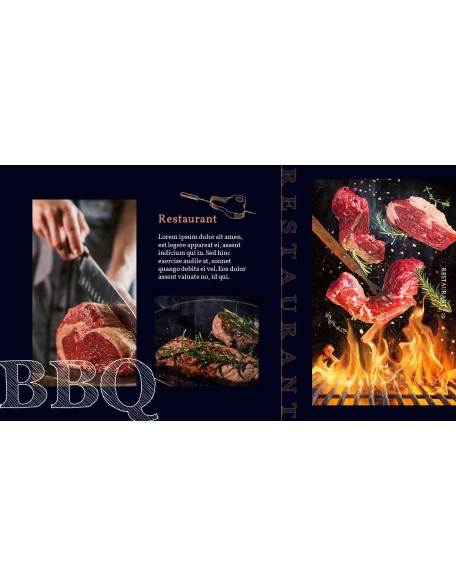 BBQ Restaurant Business plan Templates PPT
