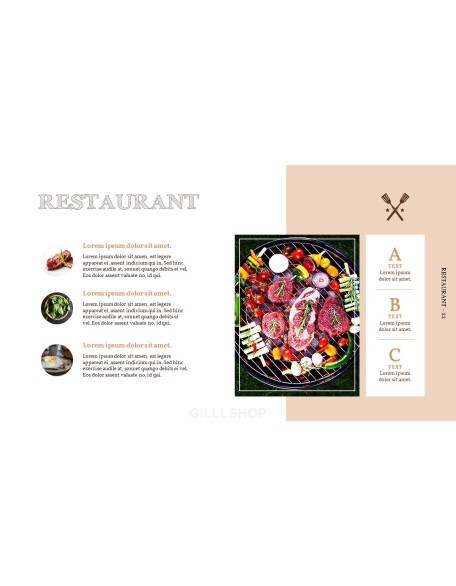 BBQ Restaurant Business plan Templates PPT