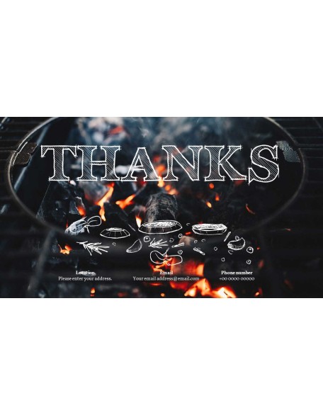 BBQ Restaurant Business plan Templates PPT