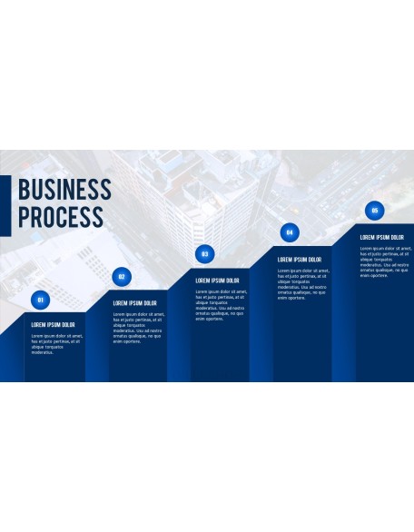 Business Project Simple PowerPoint Template Design