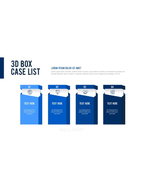 Business Project Simple PowerPoint Template Design