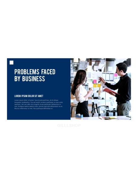 Business Project Simple PowerPoint Template Design