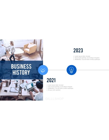 Business Project Simple PowerPoint Template Design