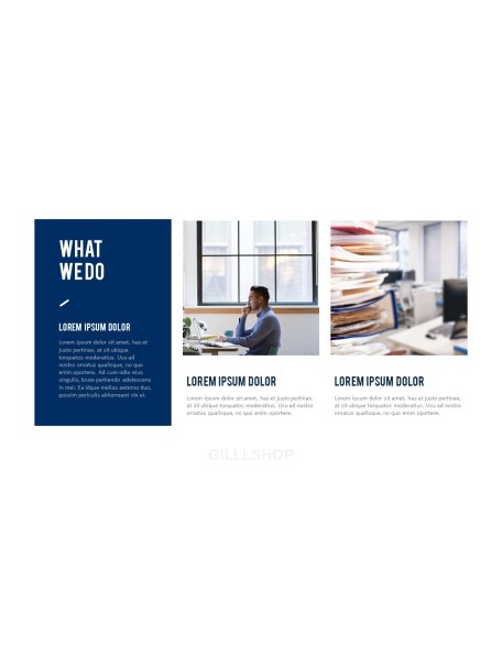 Business Project Simple PowerPoint Template Design
