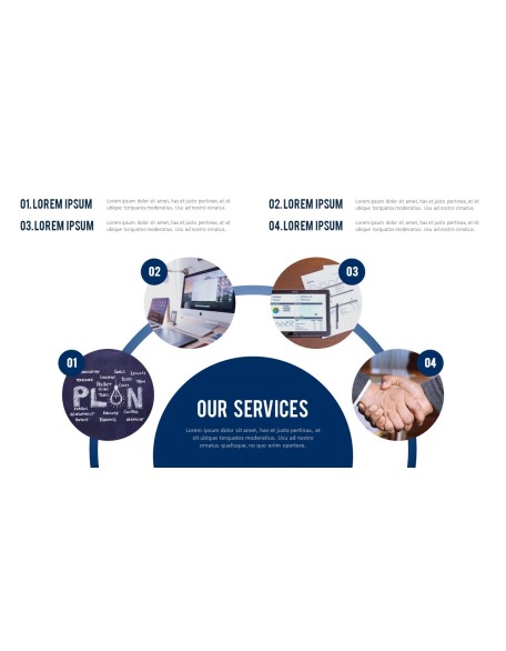 Business Project Simple PowerPoint Template Design