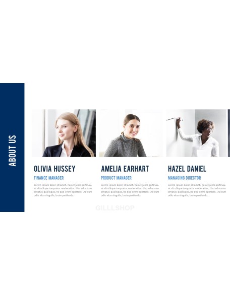 Business Project Simple PowerPoint Template Design